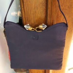 Navy blue vtg purse